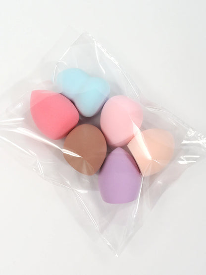 Medium Size Beauty Sponge 6/12/24/36/60 Pieces, Random Color and Shape, Foundation Mixing Beauty Sponge, Liquid, Cream and Powde