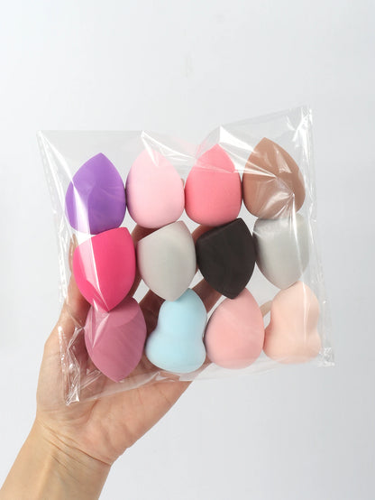 Medium Size Beauty Sponge 6/12/24/36/60 Pieces, Random Color and Shape, Foundation Mixing Beauty Sponge, Liquid, Cream and Powde